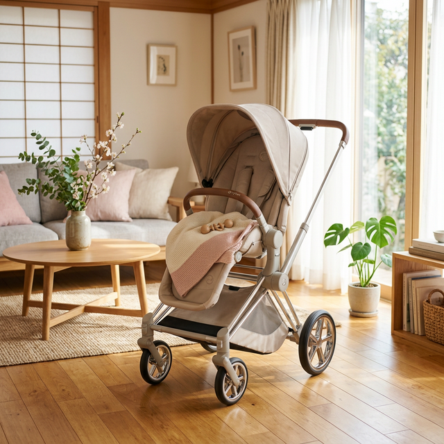 清潔なベビーカー
